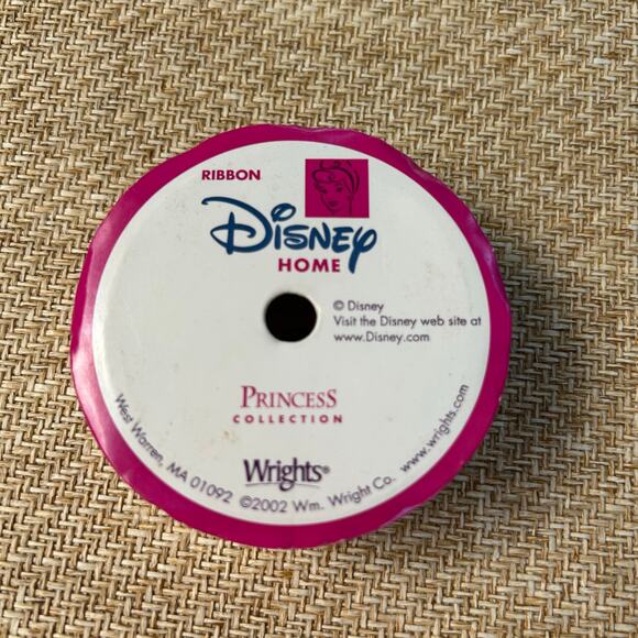 Vintage Wrights Disney Princess Ribbon 2.25" Wide 3yd Pretty as a Princess - Picture 4 of 5
